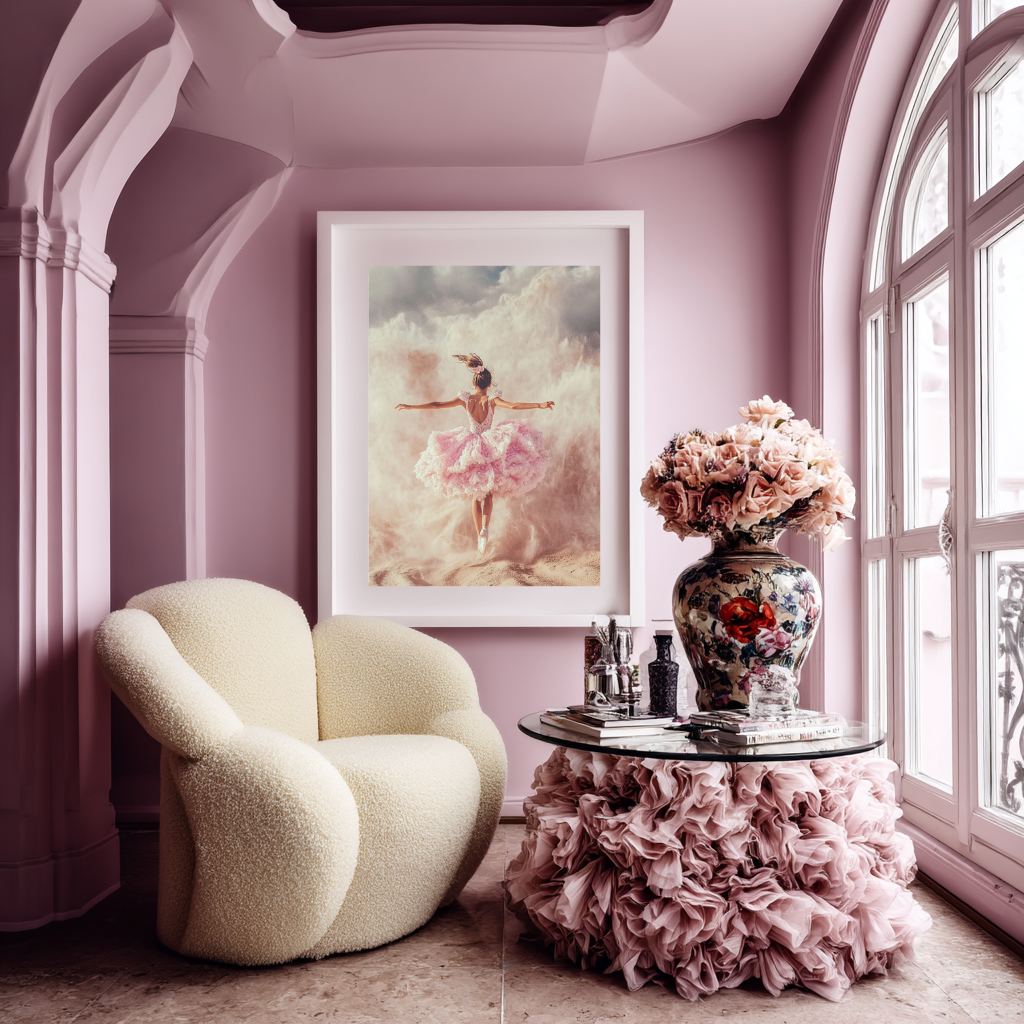 Cloudstep – Ballerina in Flight Wall Art Poster