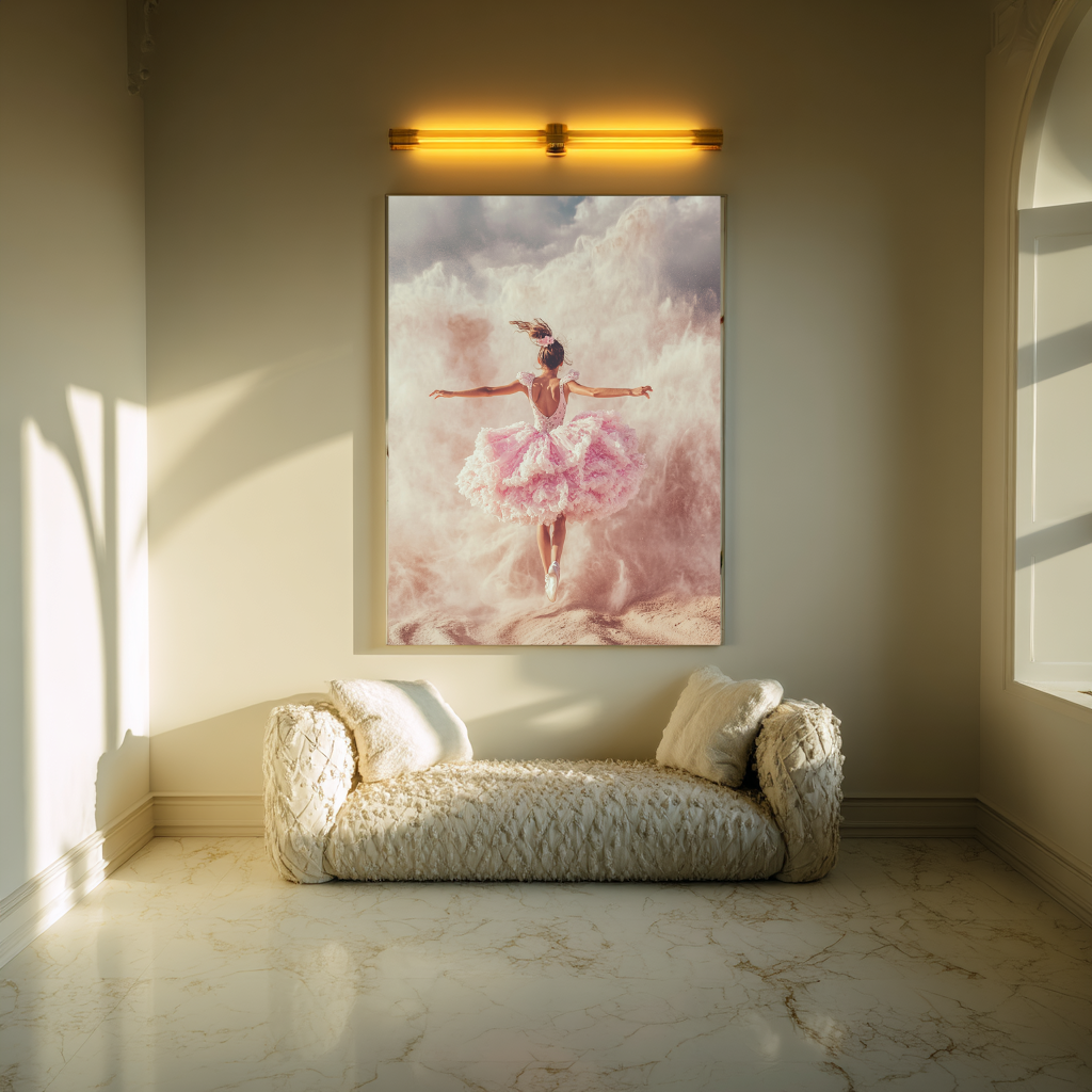 Cloudstep – Ballerina in Flight Wall Art Poster