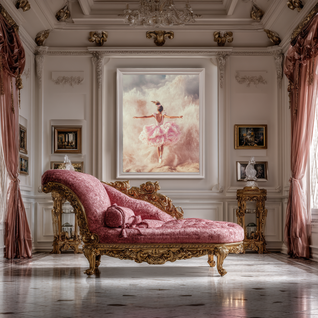 Cloudstep – Ballerina in Flight Wall Art Poster