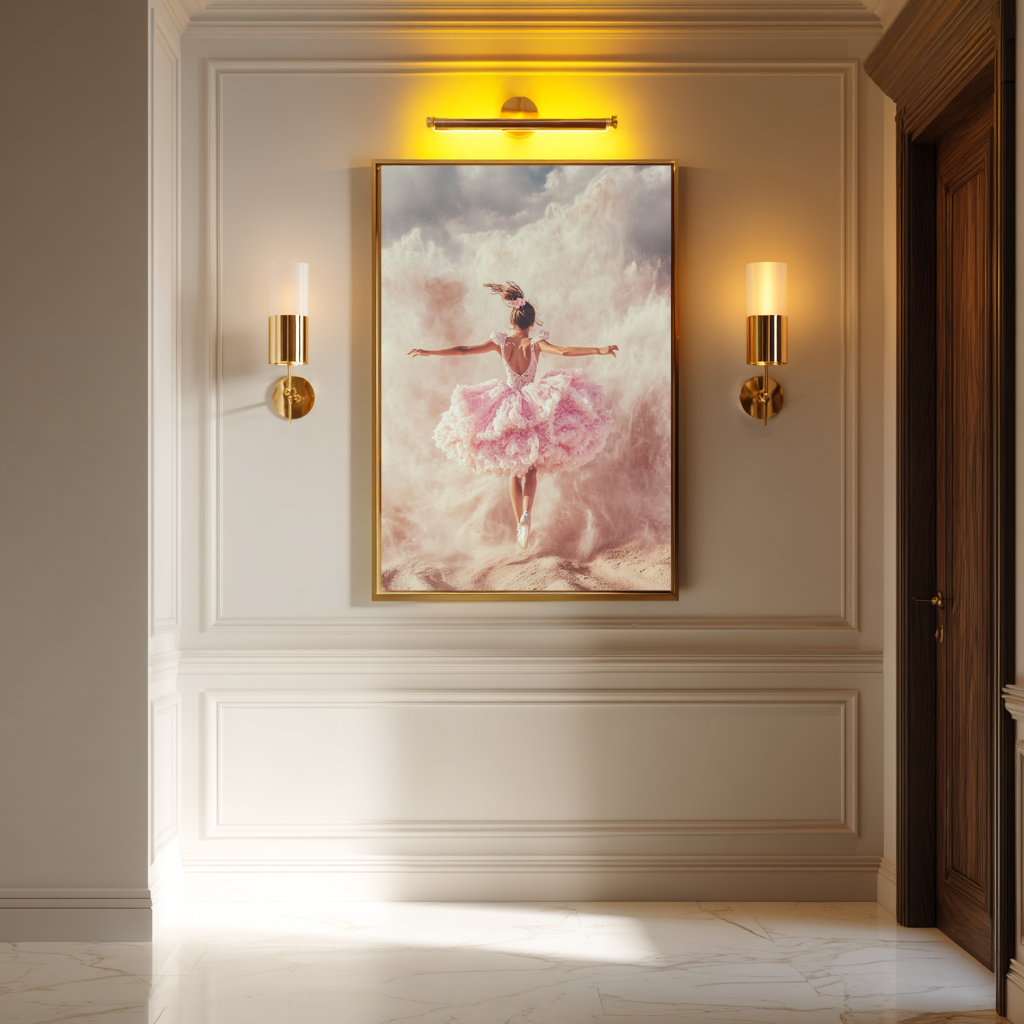 Cloudstep – Ballerina in Flight Wall Art Poster