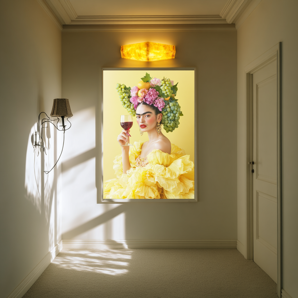 Citrus Crown – Wandbild „Königin des tropischen Weins“