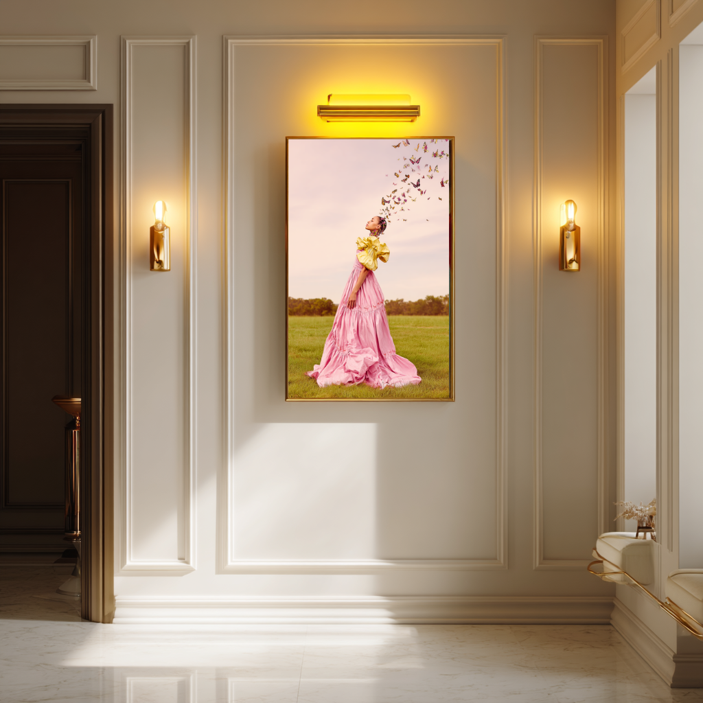 Becoming Light – Butterfly Release Wall Art Poster