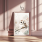 Wise Whisper – Baby Owl on Branch Wall Art Poster