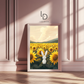 Sunflower Gaze – Bunny in Golden Field Wall Art Poster