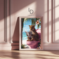 Tropicool Leopard – Jungle Break Art Print