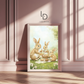 Bunny Brunch – Rabbit Picnic Meadow Wall Art Poster