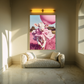 Runaway Ruffles – Pink Fashion Calf Wall Art Poster