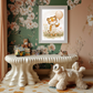 Balloon Buddy – Smiling Tiger Nursery Wall Art Poster