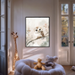 Wise Whisper – Baby Owl on Branch Wall Art Poster
