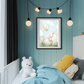 Bunny with Balloon – Whimsical Rabbit Nursery Wall Art Print