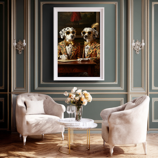 The Gentlepaws – Dapper Dalmatians Wall Art Poster