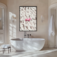 The Standout – Pink Horse in a Sea of White Wall Art Poster