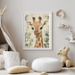 Serene Giraffe – Realistic Safari Baby Wall Art Poster