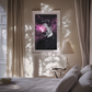 Neon Tesla – Visionary Electric Portrait Wall Art Poster