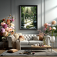 The Forgotten Match – Overgrown Chessboard Wall Art Poster