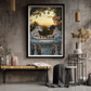 Checkmate Garden – Aristocratic Dalmatians Chess Wall Art Poster